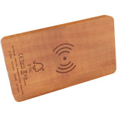 SCX.design P36 5000 mAh draadloze powerbank met oplichtend logo - Zwart